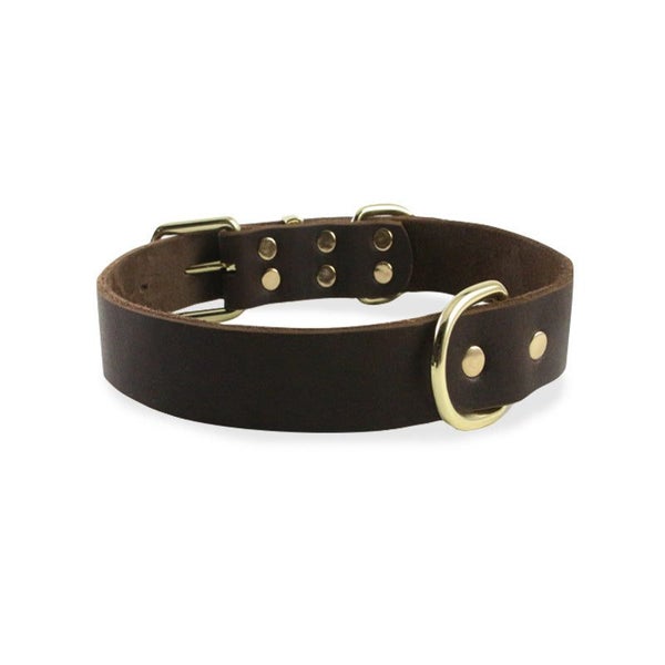 Genuine Leather Dog Collar 020 | TOUCHANDCATCH NZ Carousel 1