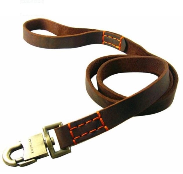 Genuine Leather Dog Lead 003 0.9Metre | TOUCHANDCATCH NZ Carousel 1