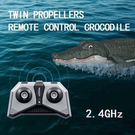 Remote Control Crocodile, Prank Crocodile RC Animal Toy Carousel 2
