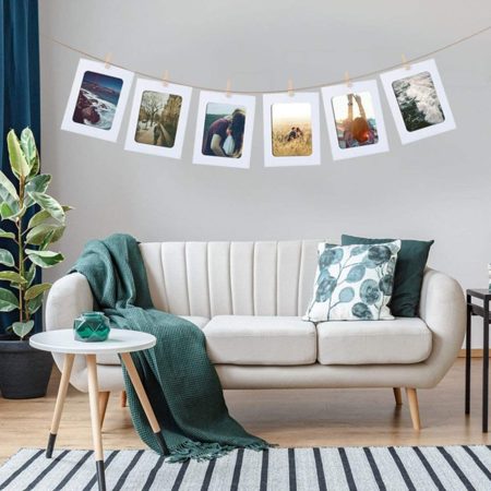 Combination Paper Photo Frame with Clips (30 Pcs Frams + 30 Pcs Clips) Carousel 5