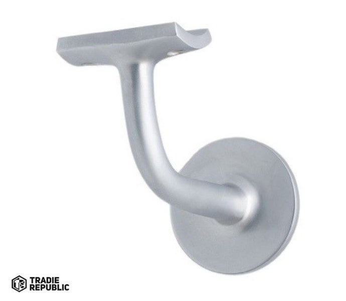 Miles Nelson Handrail Bannister Brackets Brass Satin Nickel 510SN Carousel 1