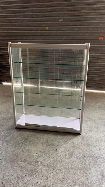 *brand new* 1.2m H Glass Jewelry, mobile display --Grey Carousel 1
