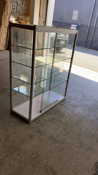 *brand new* 1.2m H Glass Jewelry, mobile display --Grey Carousel 2