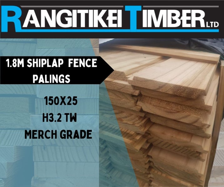 1.8m Shiplap Fence Palings Carousel 1