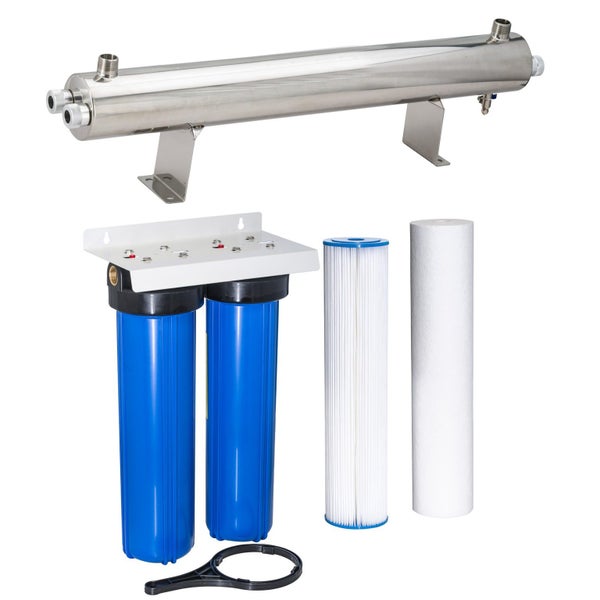 TREVOLI - Whole House UV Option 5 - 20" Filters For Rainwater Tank/Bore/Well Carousel 1