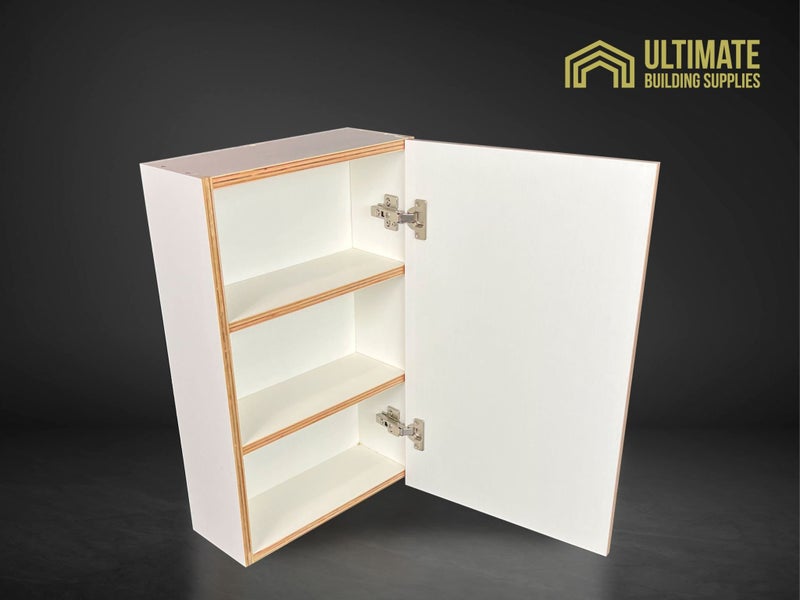 DEAL! Plywood wall mounted single door 615 x 166 x 395mm hinged on the Right Carousel 2