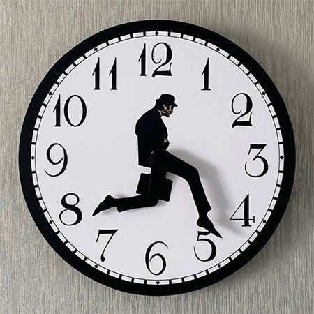 Ministry Of Silly Walk Wall Clock Carousel 1