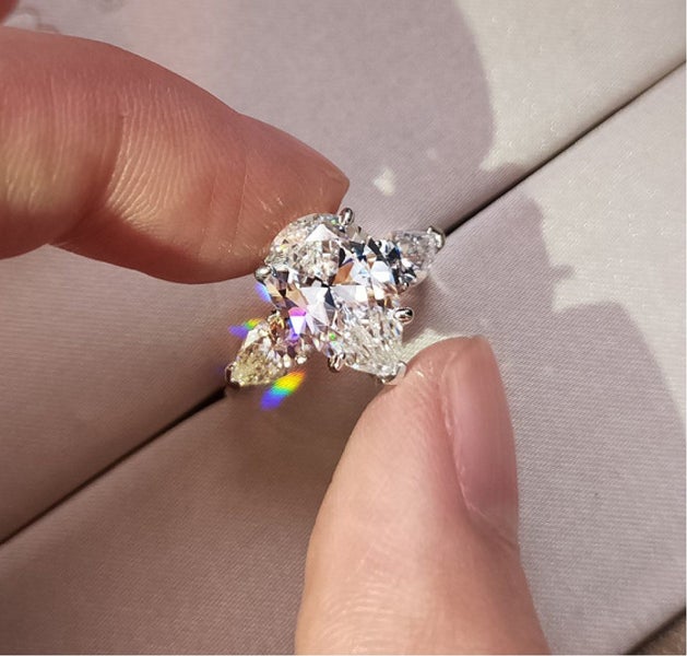 Moissanite Diamond Ring Gold Eternity Ring Jewellery *Local Buy* Carousel 16