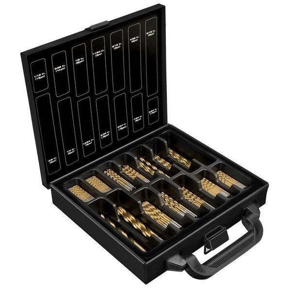 Powerbuilt 88Pc Titanium Coated Drill Bit Set Carousel 2