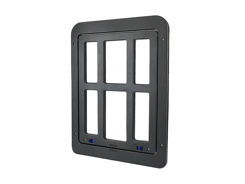 Magnetic Closure Cat Screen Door Frame Pet Entrance Gate for Cats Puppy White Carousel 2