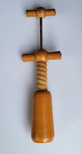 Vintage Wood Corkscrew Carousel 2