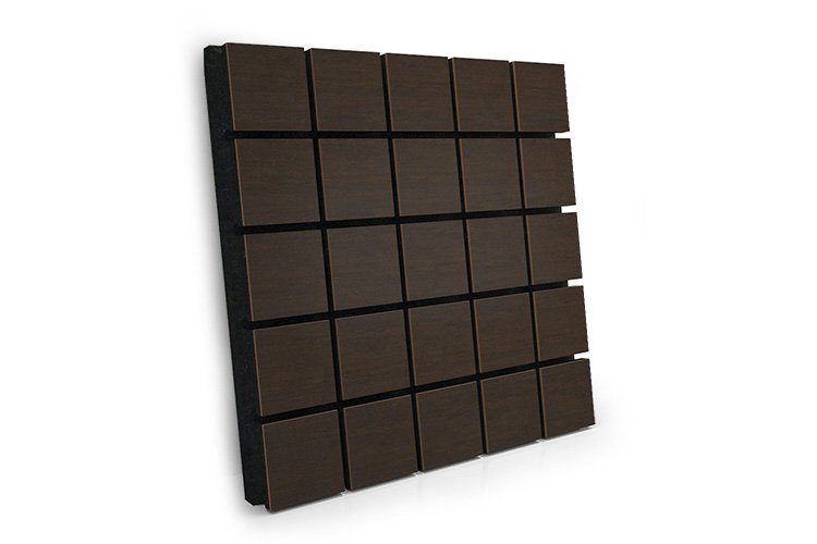 Elite Sound Acoustics Panel 70mm Foam For Music Rooms Grid Wenge Carousel 1