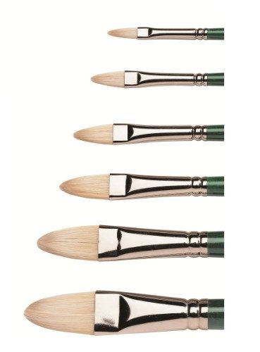 Winsor & Newton Winton Hog Brushes Filbert - Size 10 Carousel 1