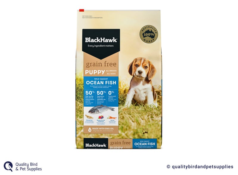 Black Hawk Grain Free Puppy Ocean Fish Carousel 1