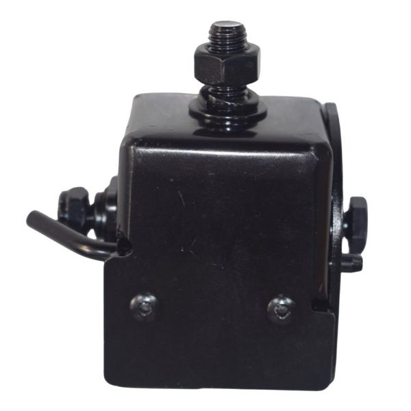 6 Black Radio Folding Adjustable Antenna Mount Bracket Stainless Steel Bull Bar Carousel 1