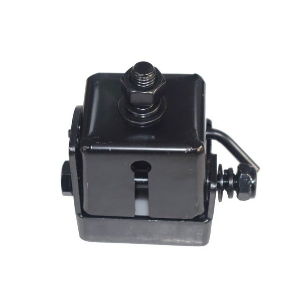6 Black Radio Folding Adjustable Antenna Mount Bracket Stainless Steel Bull Bar Carousel 2