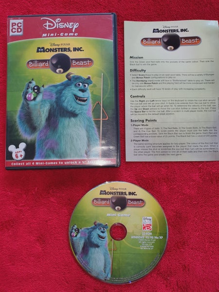 Monsters Inc: Billiard Beast - PC Game Carousel 1