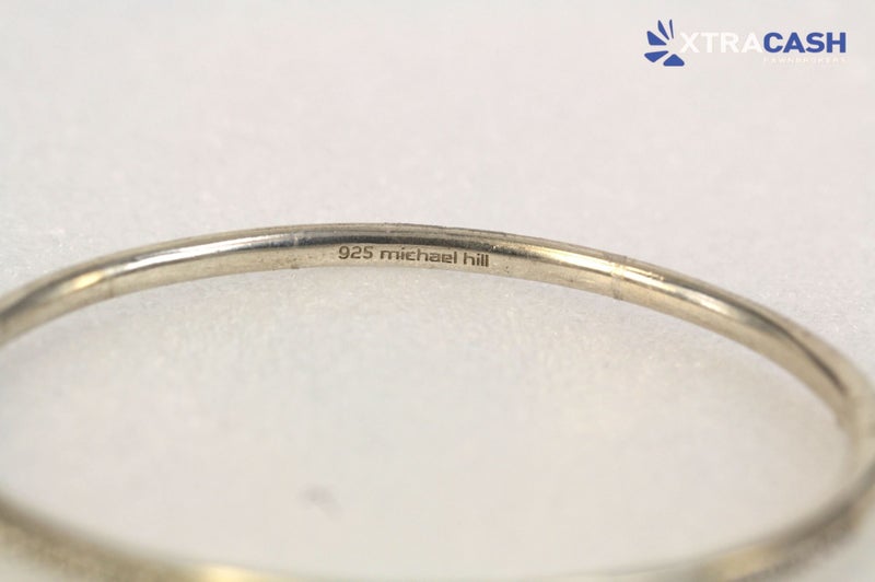 Michael Hill Bangle With Cubic Zirconia In Sterling Silver Carousel 3