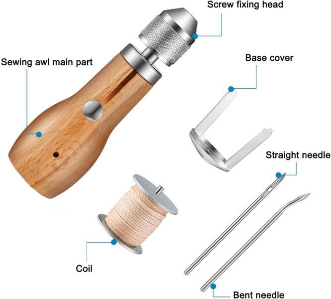 Brand New Leatherworking Punch Sewing Machine Awl Kit Craft Tools *Sale NOW* Carousel 2