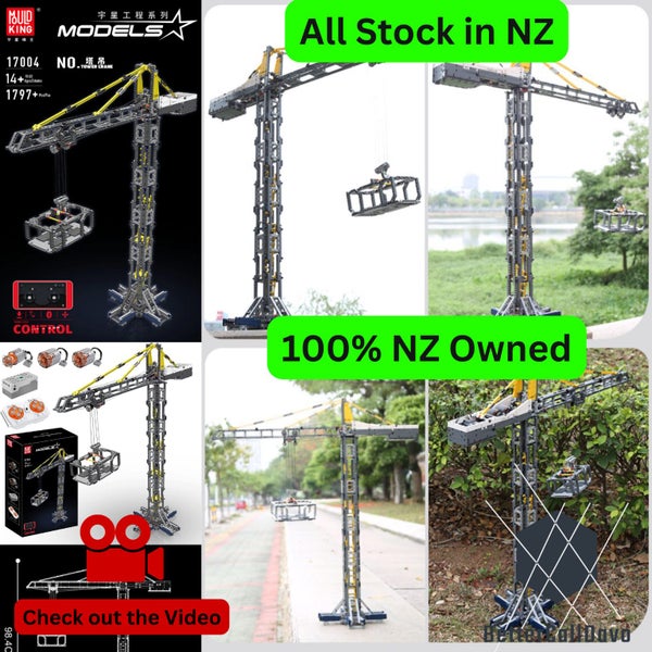 City Building Crane - 1797 piece - MouldKing: Technical - RC Model Carousel 1