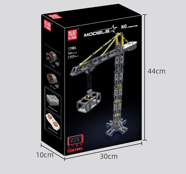 City Building Crane - 1797 piece - MouldKing: Technical - RC Model Carousel 20