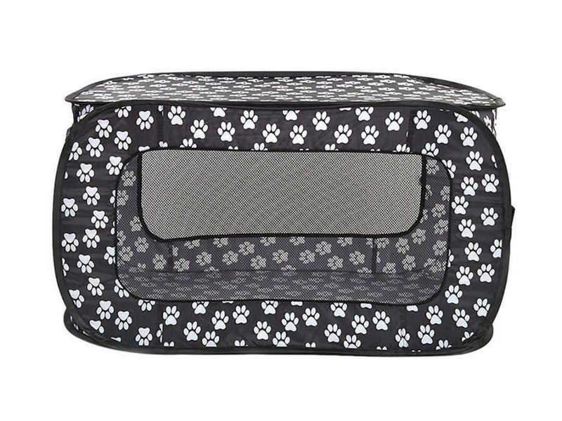 Portable Dog Crate Pop Up Cat Dog Kennel Pet Tent with Mesh Window Carousel 2
