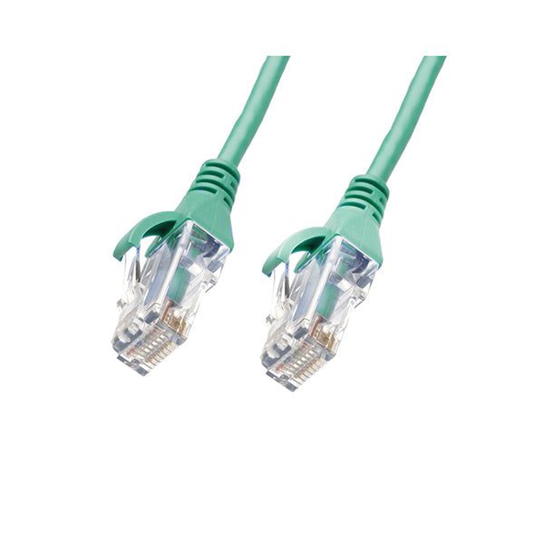 1M Cat 6 Ultra Thin Lszh Ethernet Network Cables Green Carousel 1