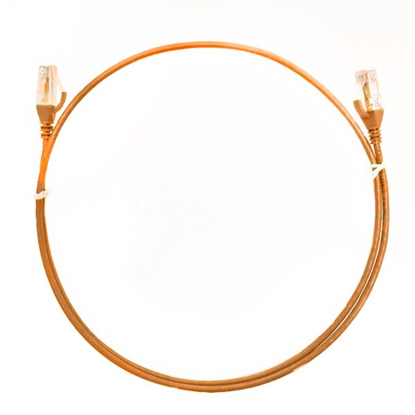2M Cat 6 Ultra Thin Lszh Ethernet Network Cables Orange Carousel 1
