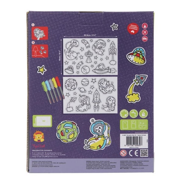 Movable Wall Art Kit - Space Animals Carousel 2