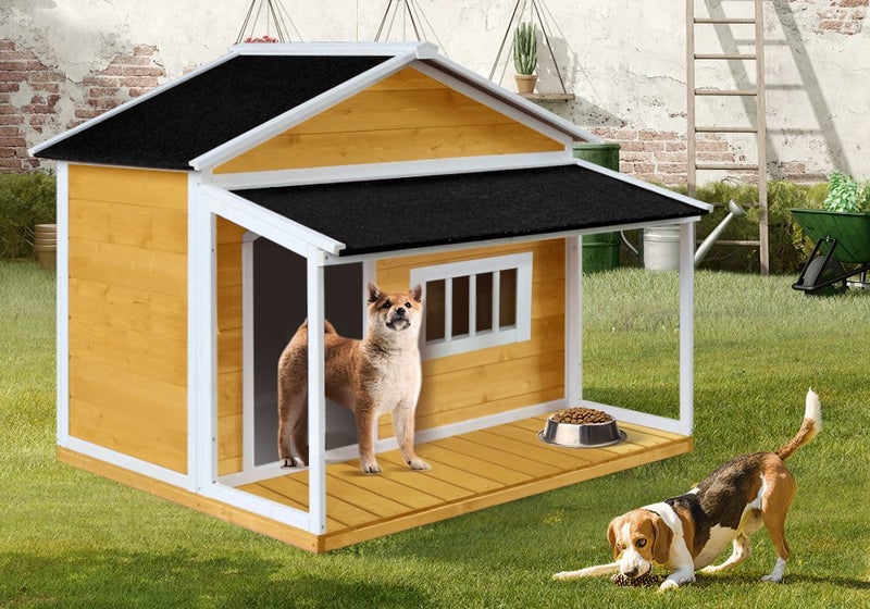 Pet Dog House,Pet Dog Kennel Wooden Carousel 2