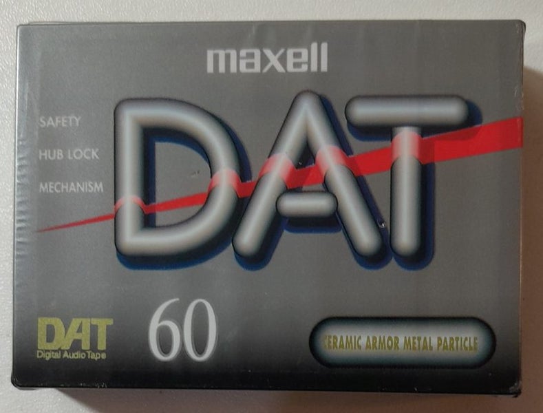 Buy 1 or more! -Blank Maxell Digital Audio Tape - 60 min DAT Tape Audio cassette Carousel 1