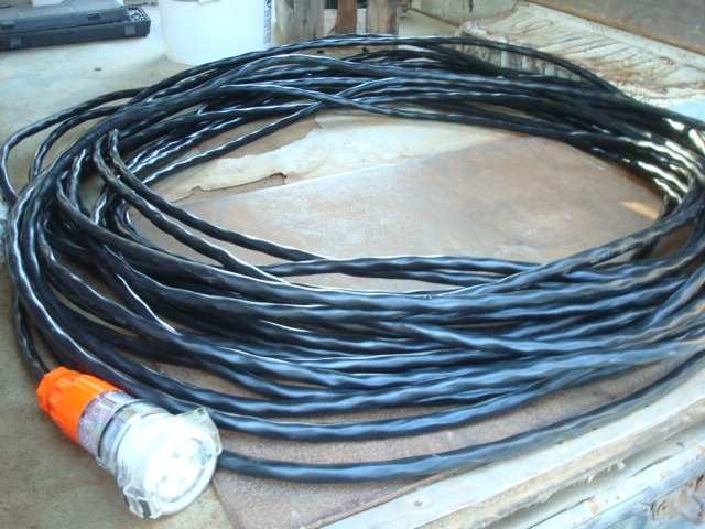 Extension/Mains 3P Cable 3 copper cores 6mm2 diameter + neutral screen:60 meters Carousel 2