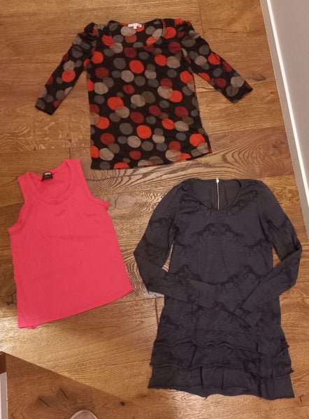 $1 RESERVE! 3 x Womens Tops, 1 x L/Sleeved, 1 x S/Sleeved, 1 x Singlet Top, Sz S Carousel 1