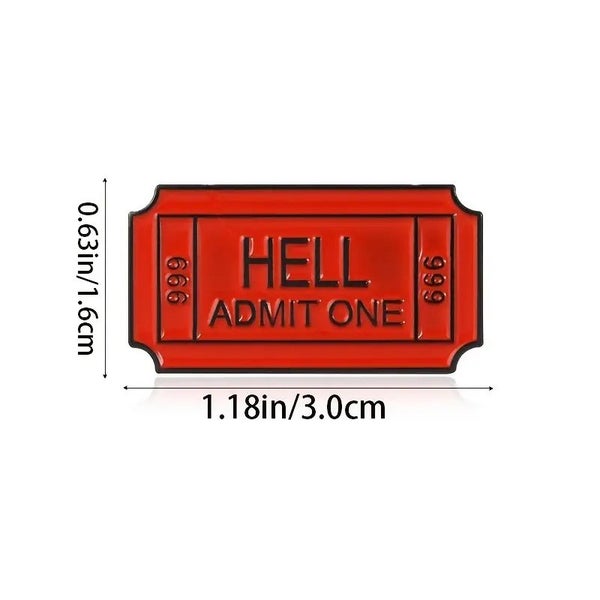 Ticket To Hell Pin Set62931716328962112