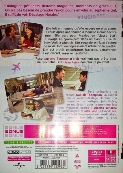 Decalage Horaire (Region 2 Version) Carousel 2