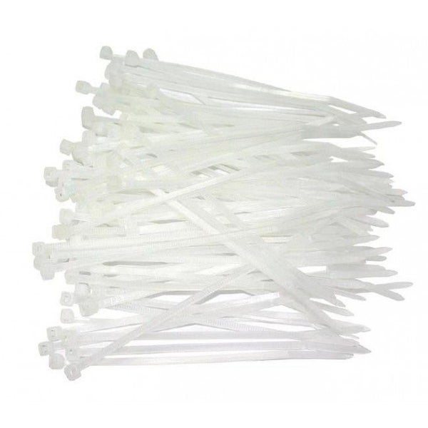 Bag of 100 Cable Ties - Nylon - Natural Carousel 1