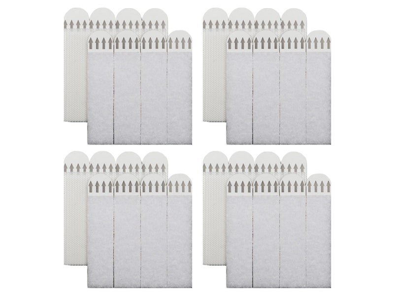 48 Pairs Adhesive Picture Hanging Strips Hook and Loop Tape Poster Frame Hanger Carousel 2