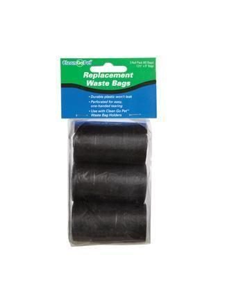 Doggy Clean up Bag Refil Rolls - 3 Pack Carousel 1