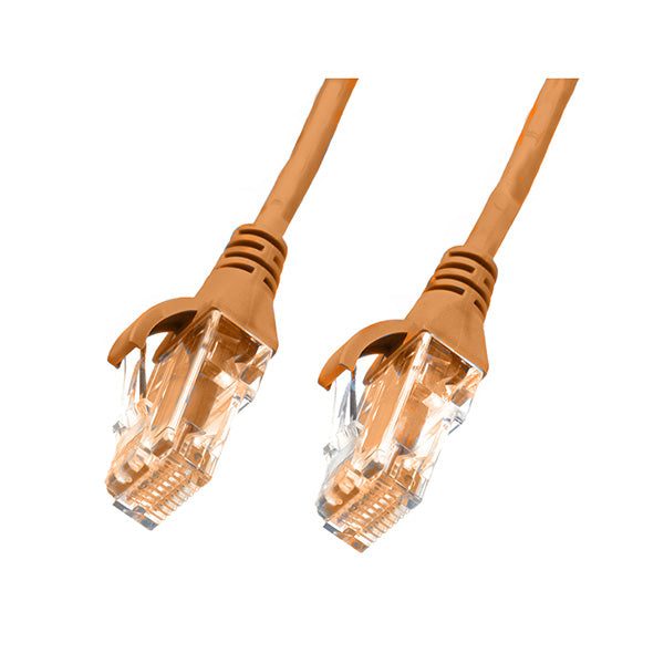Cat 6 Ultra Thin Lszh Ethernet Network Cable Orange Carousel 1