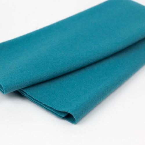 Wonderfil Merino Wool Fabric: Sue Spargo Turquoise Carousel 1