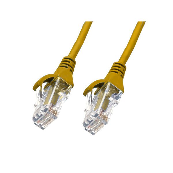 Cat 6 Ultra Thin Lszh Ethernet Network Cables Yellow Carousel 2