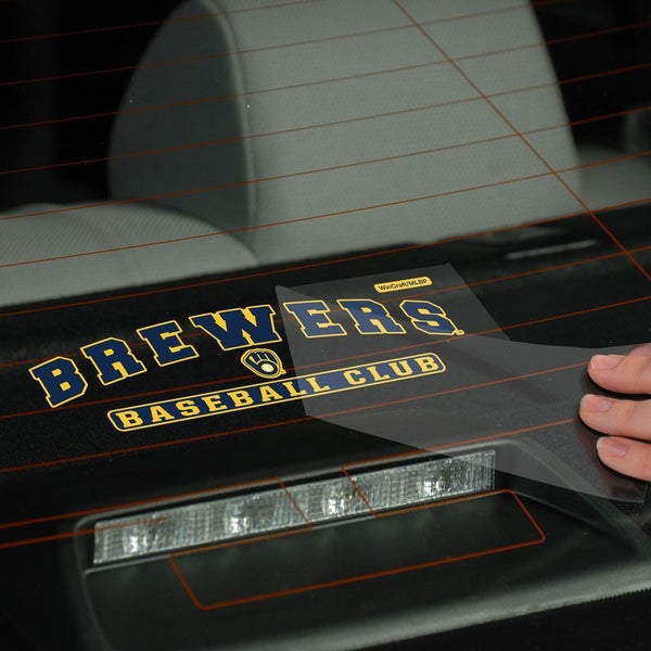 MLB Perfect Cut Decal 8x25cm Milwaukee Brewers Carousel 2