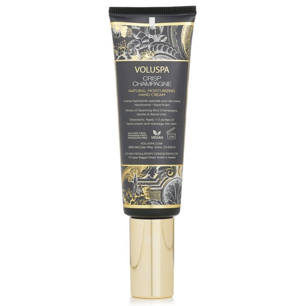 Voluspa Crisp Champagne Natural Moisturizing Hand Cream - Vanilla & Barrel Oak Carousel 3