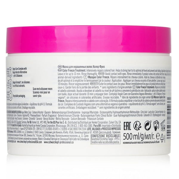 Schwarzkopf BC Bonacure pH 4.5 Color Freeze Treatment (For Coloured Hair) 500ml Carousel 3