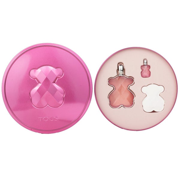 Tous Love Me The Silver Set: Eau De Parfum Spray 90ml + 4.5ml + Perfumable Ceram Carousel 1