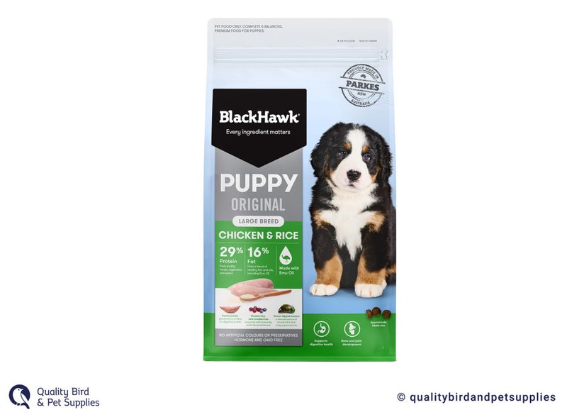 Black Hawk Original Puppy Food Large Breed Chicken & Rice Carousel 1