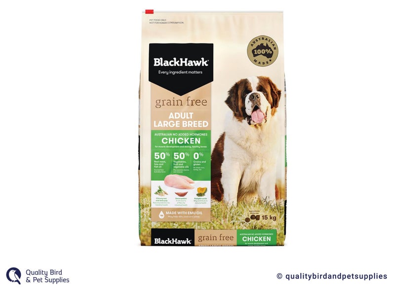 Black Hawk Grain Free Large Breed Chicken 15kg Carousel 1