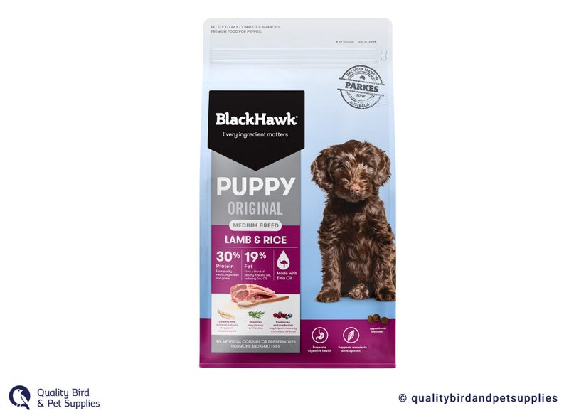 Black Hawk Original Puppy Medium Breed Lamb & Rice Carousel 1