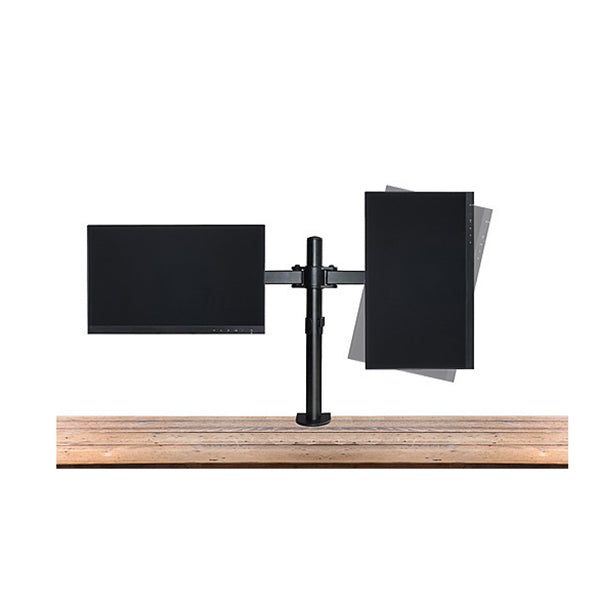 Dual Lcd Monitor Desk Mount Adjustable Fits 2 Screens Up To 27 Inch Carousel 2
