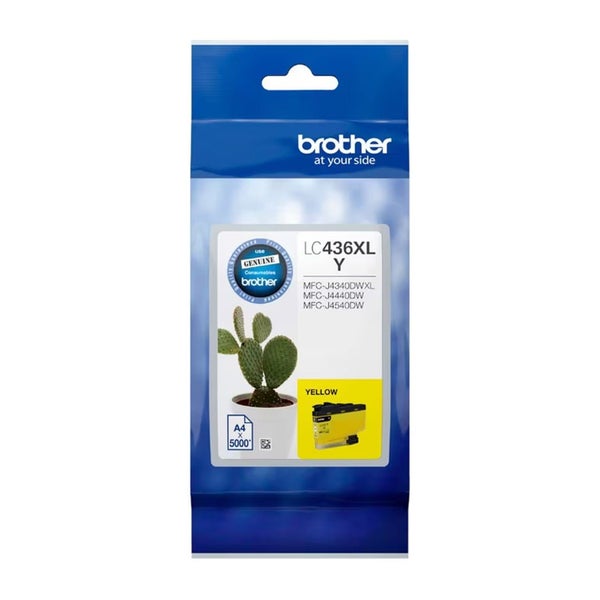 Brother LC436XL Yellow Ink Cartridge High Yield Toner LC-436XLY Carousel 1